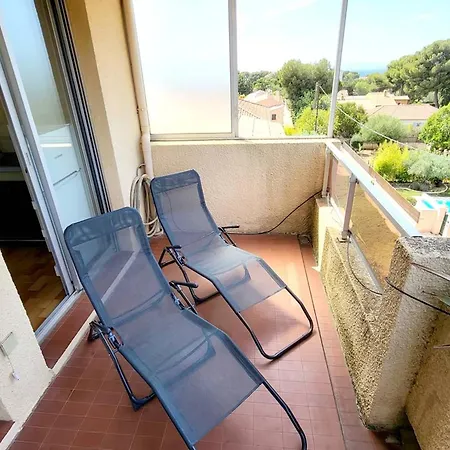 T1 Climatise Avec Parking A 700m Des Plages, Animaux Admis - Fr-1-316-250 Le Brusc